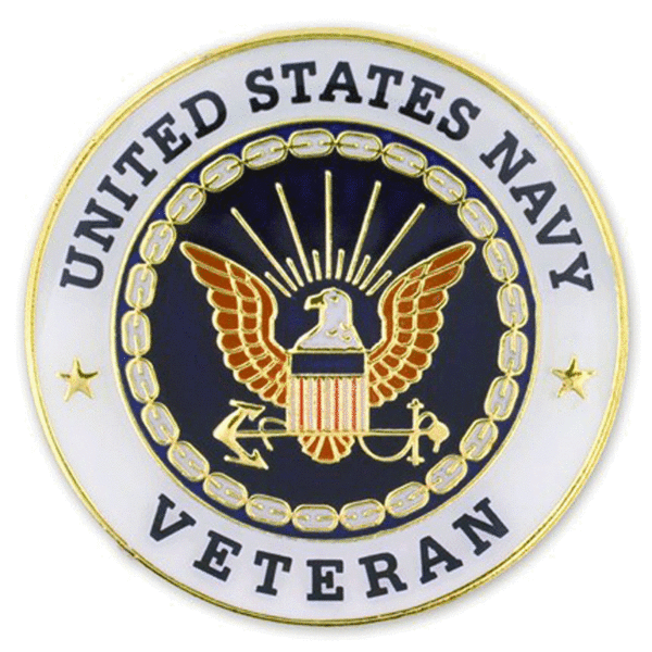 U. S. Navy Veteran Pin
