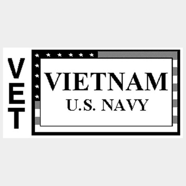 U. S. Navy Vietnam Veteran Window Sticker