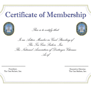Membership Certificate