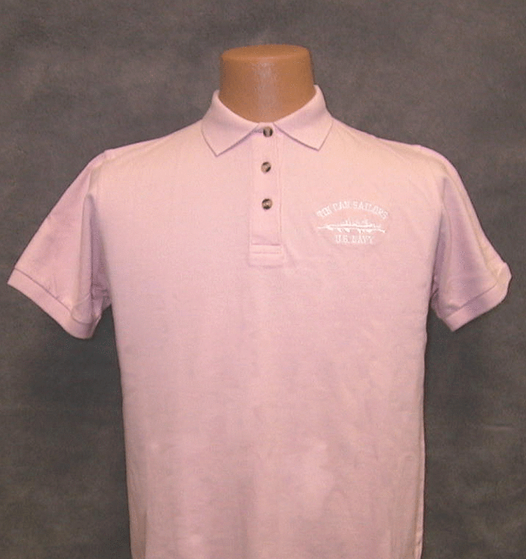 Women's Pink Golf Shirt Tin Can Sailors