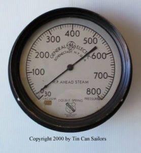 High Pressure Ahead Steam Gage