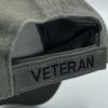 Navy Veteran Olive Green Ball Cap - Image 2