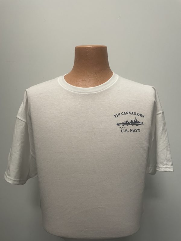 TCS White T-Shirt - Tin Can Sailors