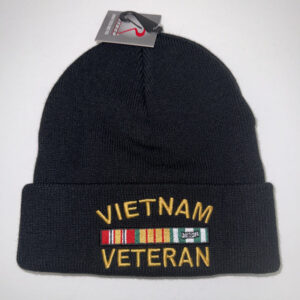Vietnam Veteran Embroidered Watch Cap